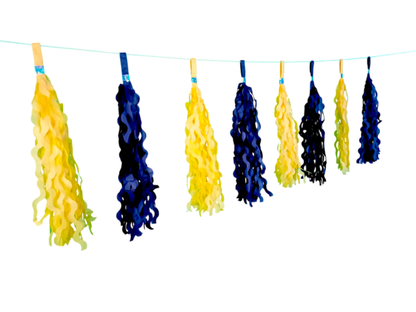 Mechudos de Papel China para Graduación